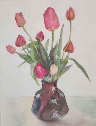 Vase with Tulips