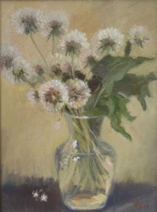 Dandelions in a Vase